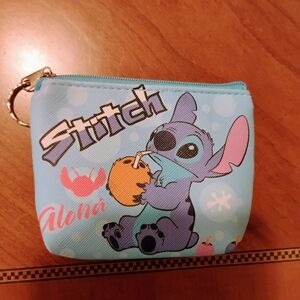 Stitch Blue Coin Purse